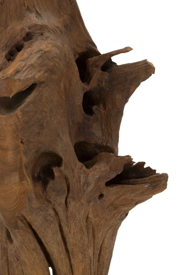 SCULTURA AKAR IN TEAK RICICLATO CM 23X27X64 (PEZZI UNICI - NON RIP. IN SERIE) - Image 5