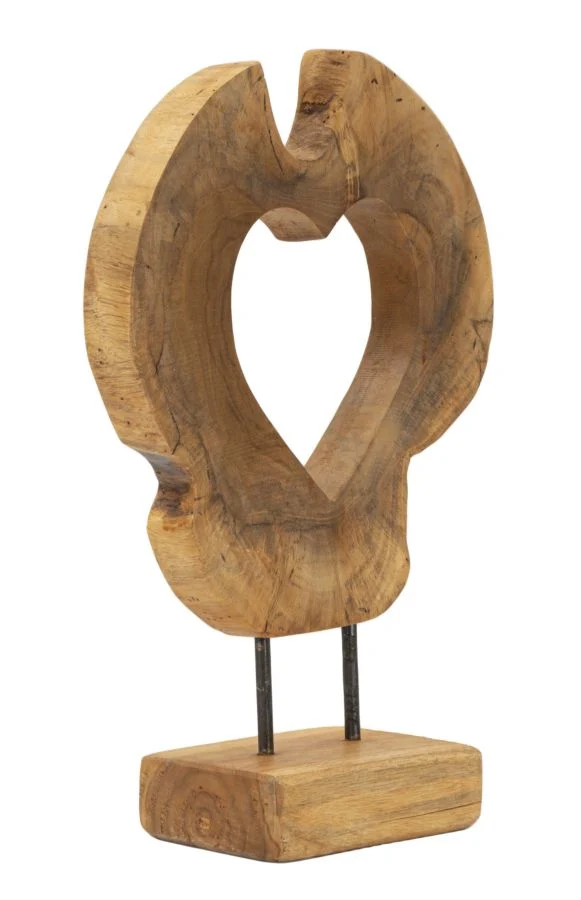 SCULTURA HASI IN TEAK RICICLATO CM 28X10X38 (PEZZI UNICI - NON RIP. IN SERIE) - Image 2
