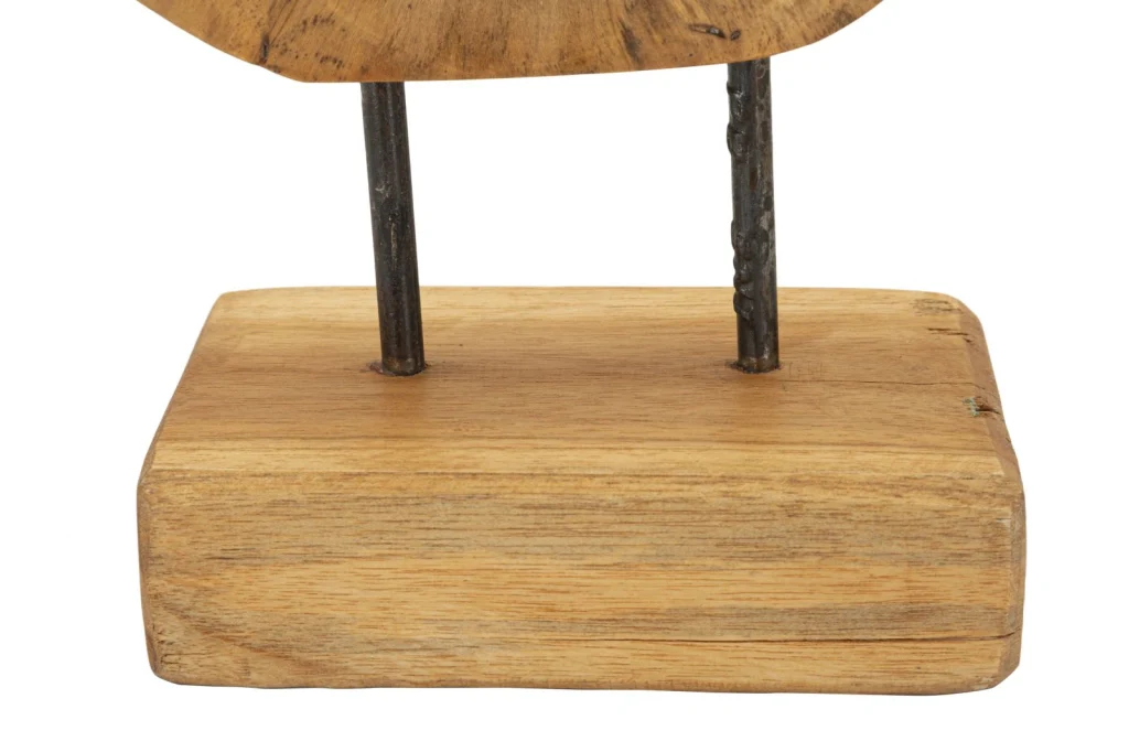 SCULTURA HASI IN TEAK RICICLATO CM 28X10X38 (PEZZI UNICI - NON RIP. IN SERIE) - Image 6