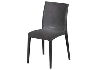 SEDIA IN PE RATTAN MADAM ANTRACITE - 1 pezzi