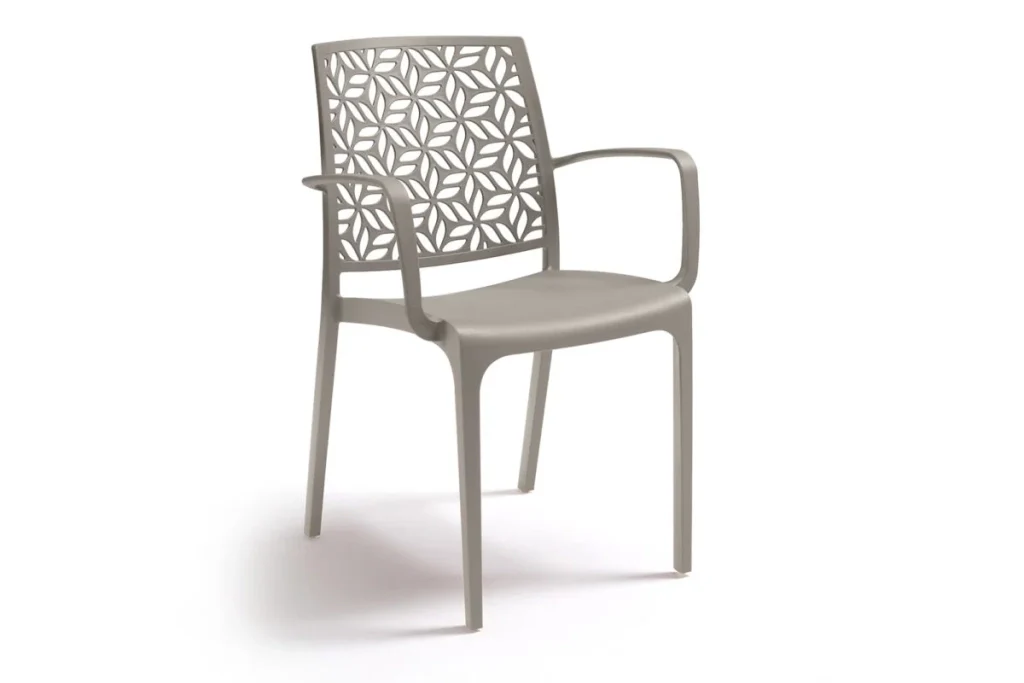 SEDIA IN POLIPROPILENE 'NINFA ARMCHAIR' taupe  - BICA - Image 3