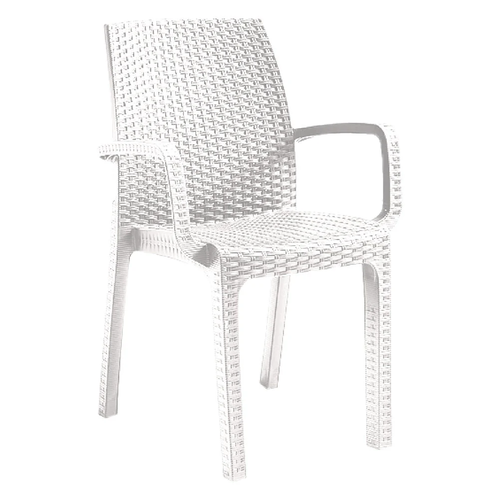 SEDIA IN POLIPROPILENE 'VERONA ARMCHAIR' bianco  - BICA