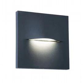 SEGNA PASSO QUADRO 'OPEN' colore grafite - 3 watt - SOVIL