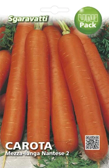 SEMI PER ORTAGGI E VEGETALI carota lunga nantese 2 - 20 pezzi  - SGARAVATTI - Image 3