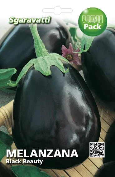 SEMI PER ORTAGGI E VEGETALI melanzana black beauty 20 pezzi  - SGARAVATTI