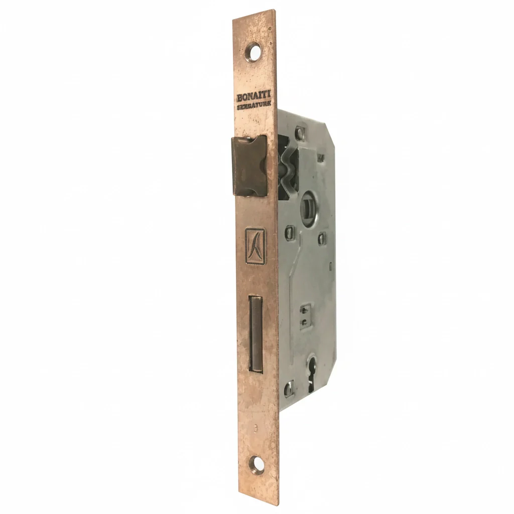 SERRATURA 'PATENT' B.Q. bronzato verniciato E 45  - BONAITI