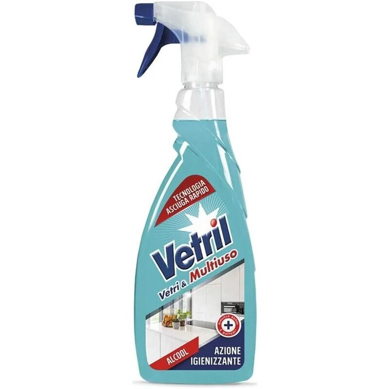 SET 12 VETRIL DETERGENTE MULTISUO IN FORMATO DA 650ML CON ALCOOL - Image 2