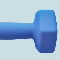 Set 2 Manubri Esagonali da 2x7kg in Metallo e Plastica con Impugnatura Antiscivolo, 22.5x10.5x10.5 cm, Blu - Image 9