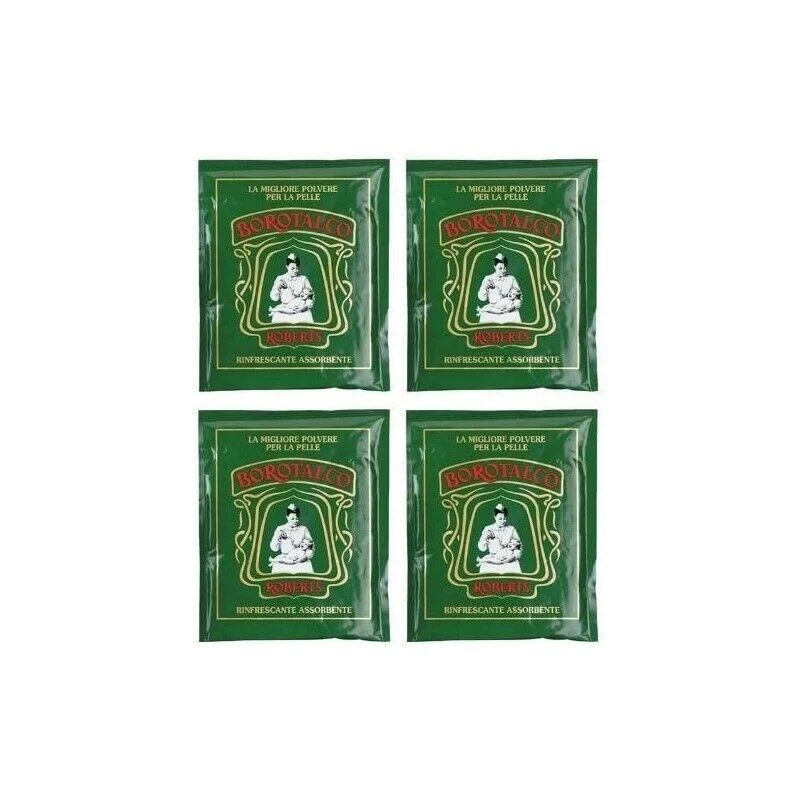 SET 4 CONFEZIONI BOROTALCO IN BUSTA DA 100 GRAMMI RINFRESCANTE E ASSORBENTE - Image 2
