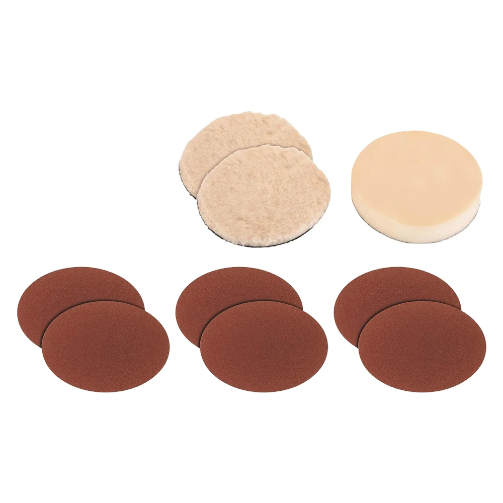 SET ACCESSORI PER LEVIGARE / LUCIDARE Ø mm 180 - 9 pezzi - EINHELL