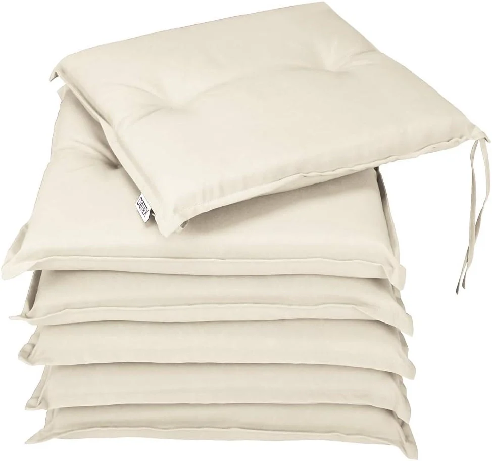 Set Cuscini Boston 6 Pezzi Idrorepellenti Coprisedia per Giardino Esterno Interno Imbottiti Comfort