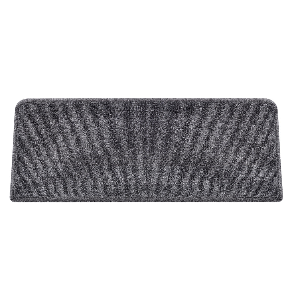 Set da 15 Tappeti Coprigradini per Scale Interne - Rettangolare - Grigio Scuro [en.casa] - Image 4
