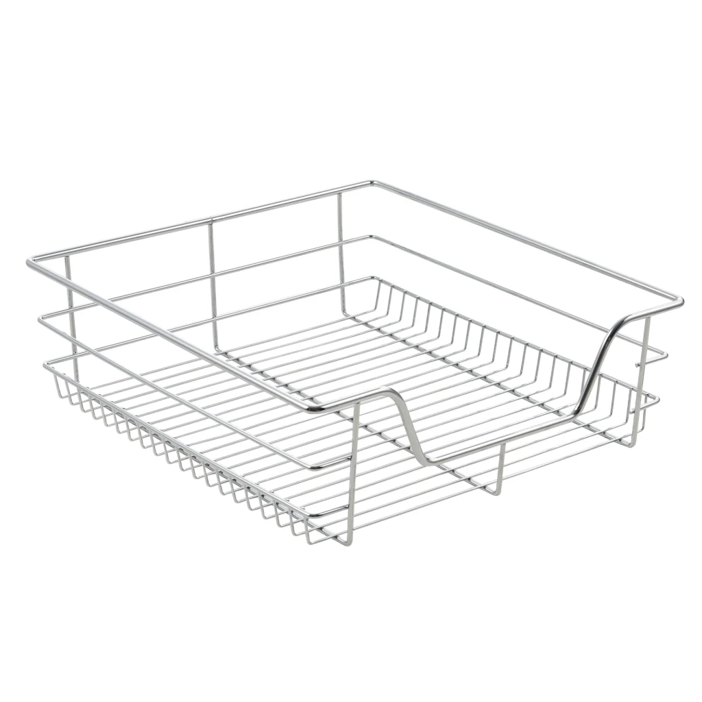 Set di 2 Cassetti Telescopici Estraibili a Rete con Guide in Acciaio 57x44x14 cm [en.casa] - Image 4