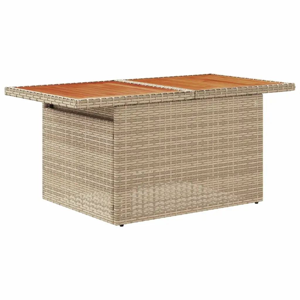 Set Divano da Giardino 5 pcs Beige Poly Rattan - Image 7