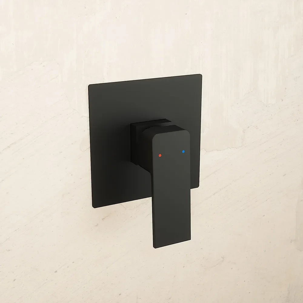 Set miscelatori: lavabo alto bidet senza scarico e incasso doccia monocomando nero opaco | Ingrid - Image 10