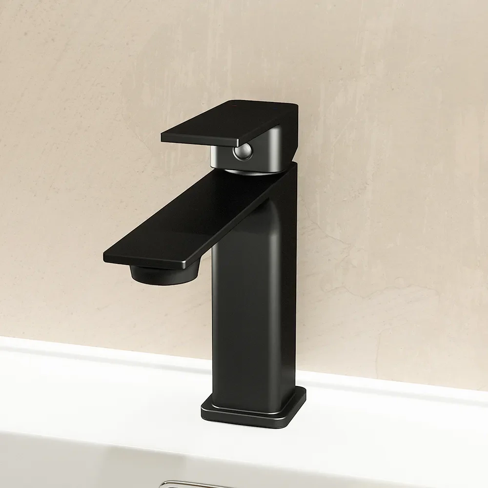 Set miscelatori: lavabo bidet senza scarico e incasso doccia c/deviatore nero opaco | Ingrid - Image 4