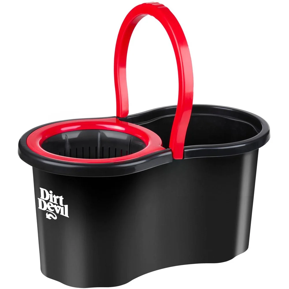 Set Mocio Rotante Dirt Devil a 360 Gradi Manico Estensibile Secchio Cestello 16L - Image 3