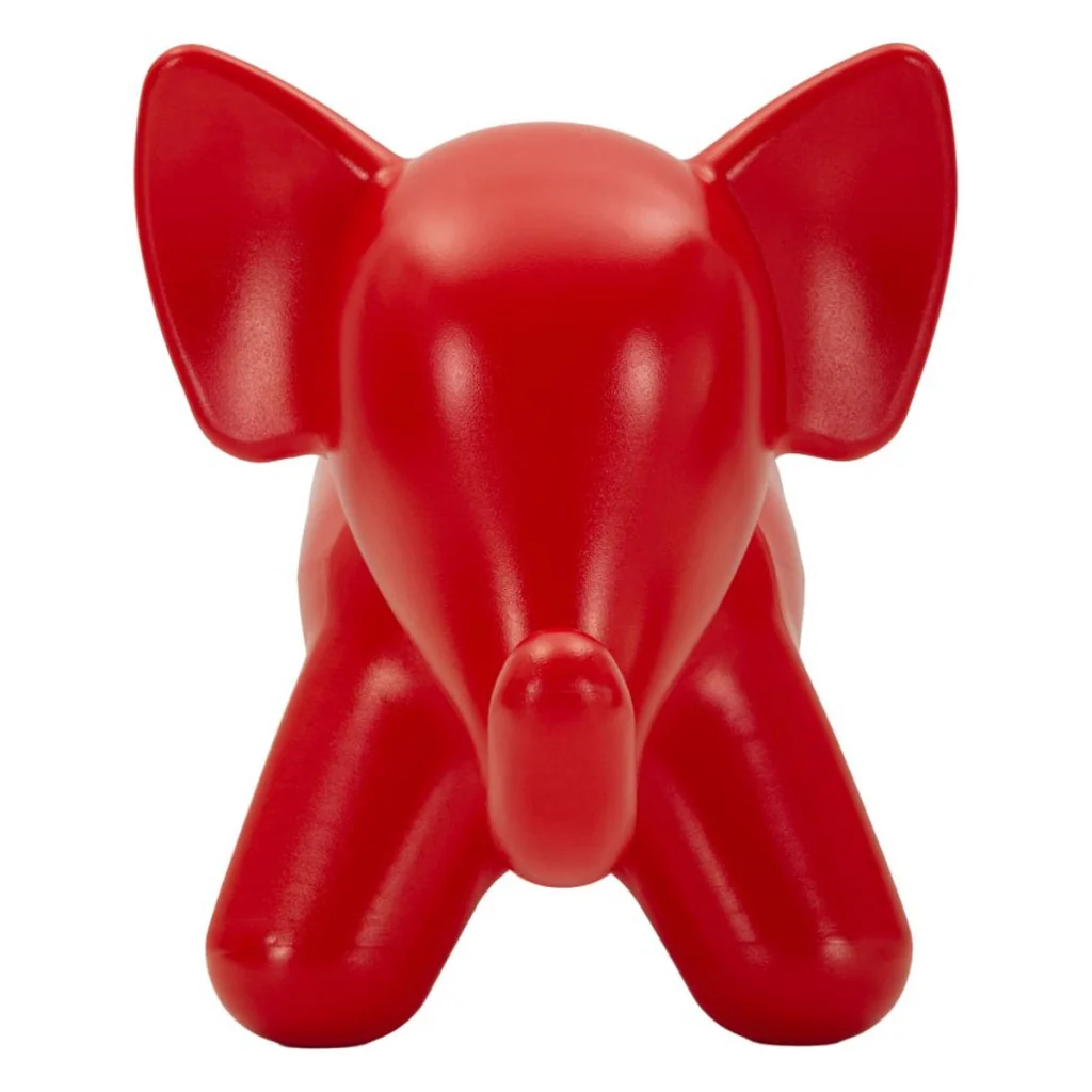 Sgabello Basso Elefante 2, Rosso, Plastica, 86x46x56 cm - Image 2