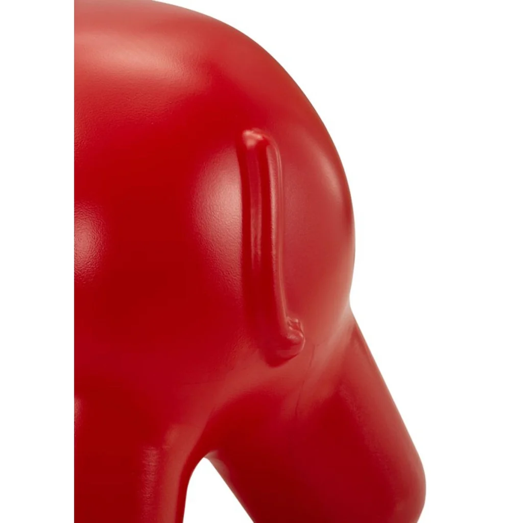 Sgabello Basso Elefante 2, Rosso, Plastica, 86x46x56 cm - Image 6