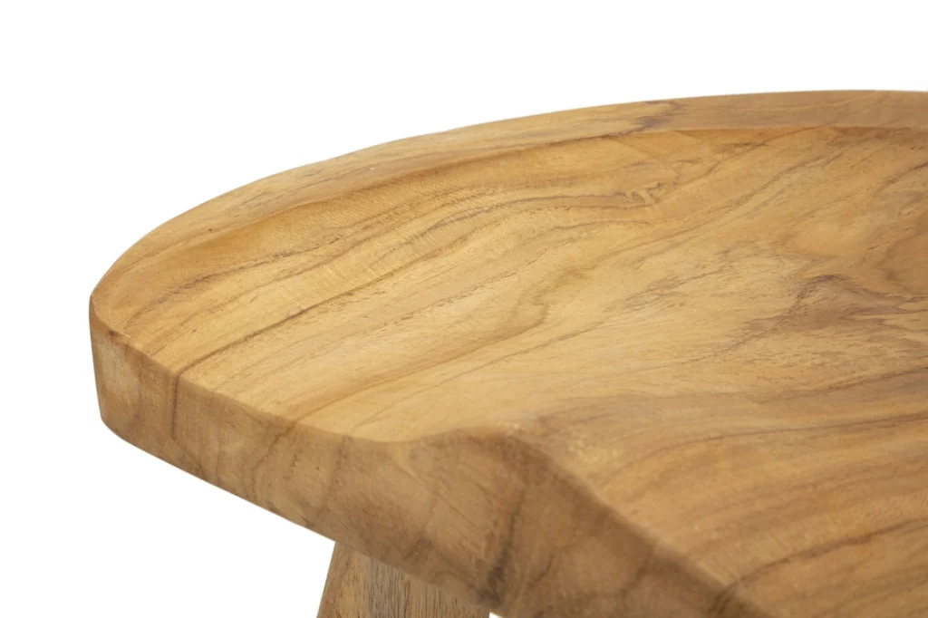 SGABELLO SEL IN TEAK RICICLATO CM 40X32X42 (PEZZI UNICI - NON RIP. IN SERIE) - Image 5