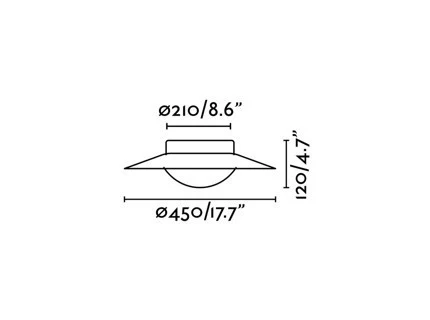 SIDE 450, Plafoniera a LED per Interni, Faro Barcelona - Image 2