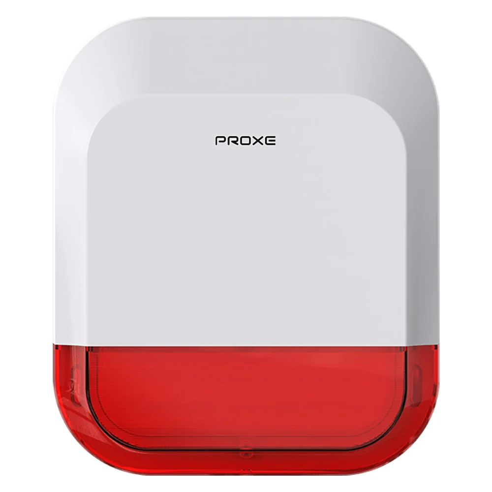 SIRENA DA ESTERNO WIRELESS PER CENTRALINA ALLARME potenza 115 dB - PROXE