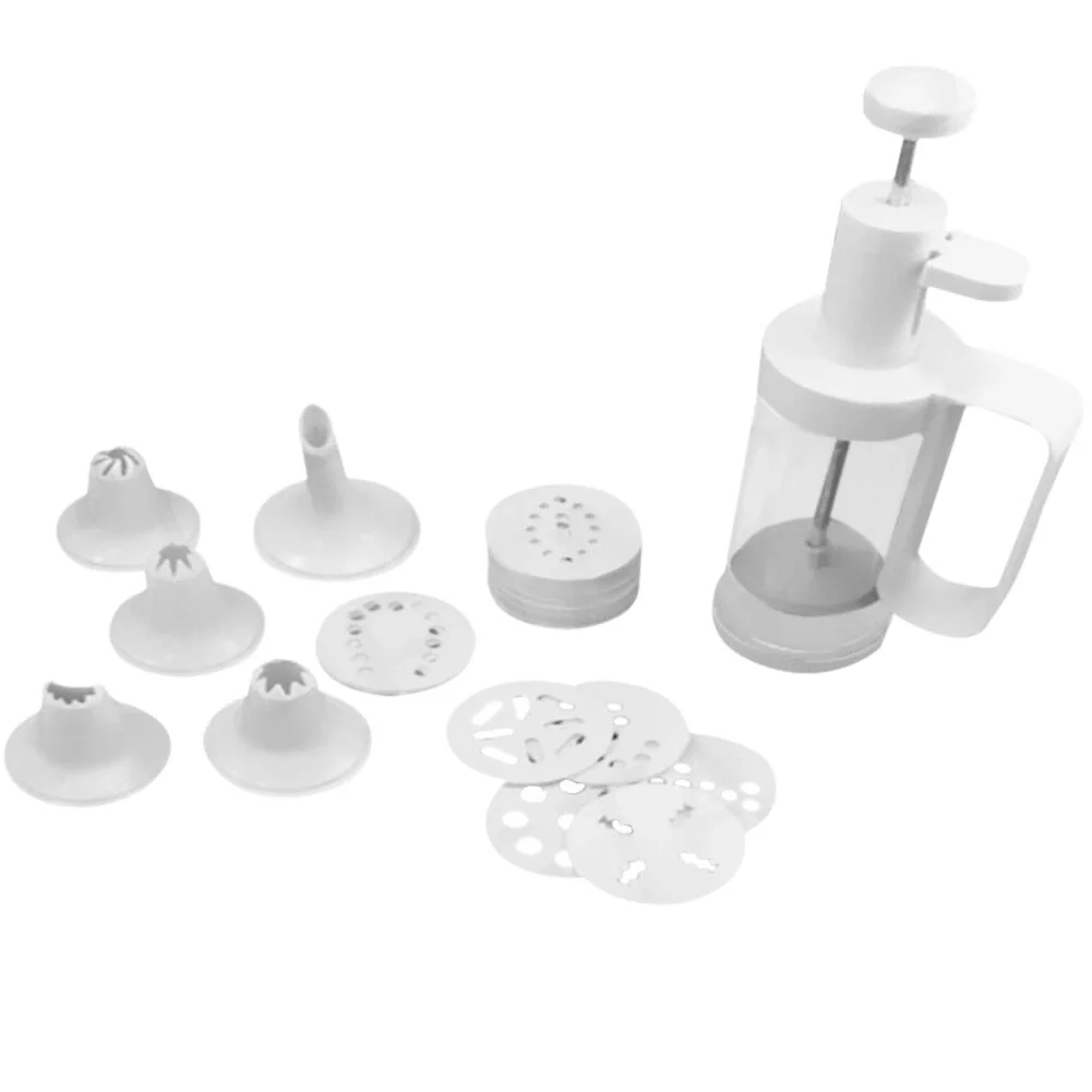 Siringa Decorazione Cupcake Torte Macchina Biscotti 31pz Formine Beccucci Dolci - Image 7