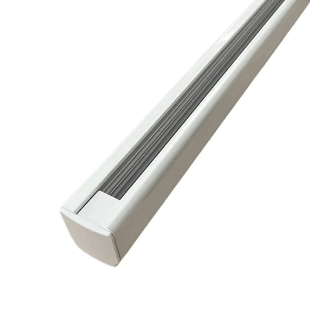 Sistema Illuminazione Binario Trifase Bianco, Binario Connettori Giunti Accessori (Binario 2M)