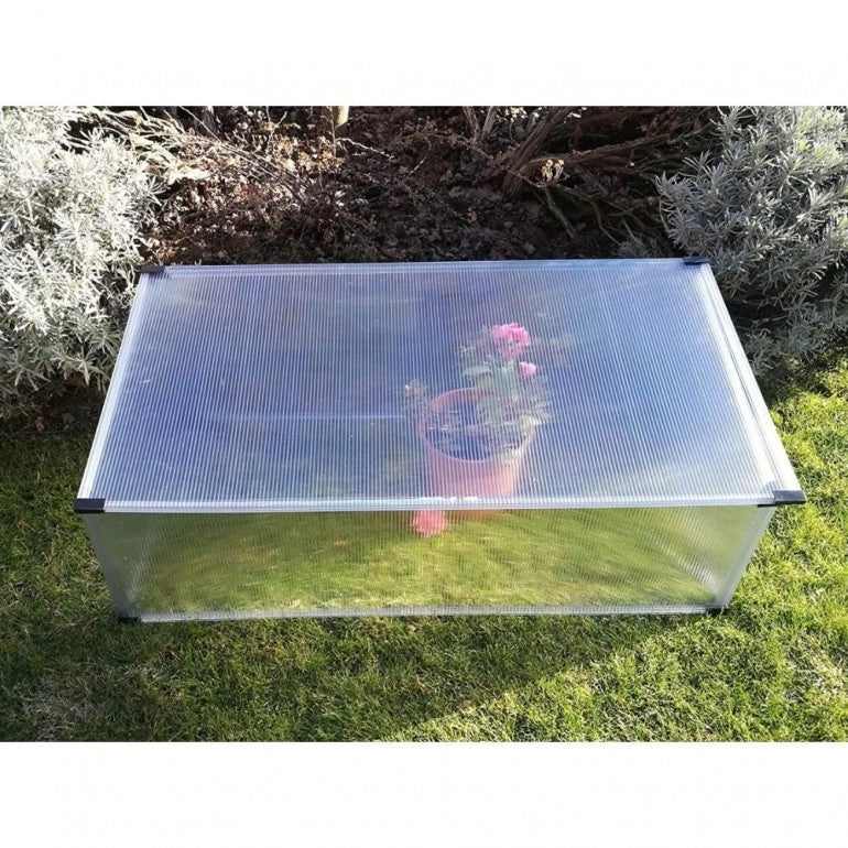 Slide and Grow "2squared" Serretta da giardino in policarbonato alveolare spessore 4mm Lunghezza: 97 x 57 cm x 28/37h cm - Image 5