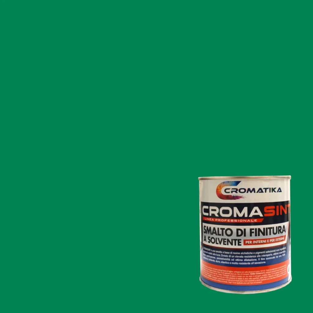 SMALTO CROMASINT 750ML VERDE LUMINOSO SOLVENTE.