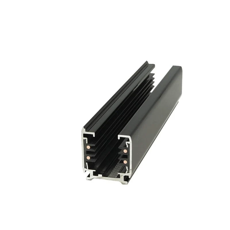 Sistema Illuminazione Binario Trifase Nero, Binario Connettori Giunti Accessori (Binario 3M) - Image 5