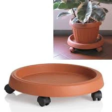 SOTTOVASO CIRCOLARE CON RUOTE Ø 30 cm  - BAMA - Image 2