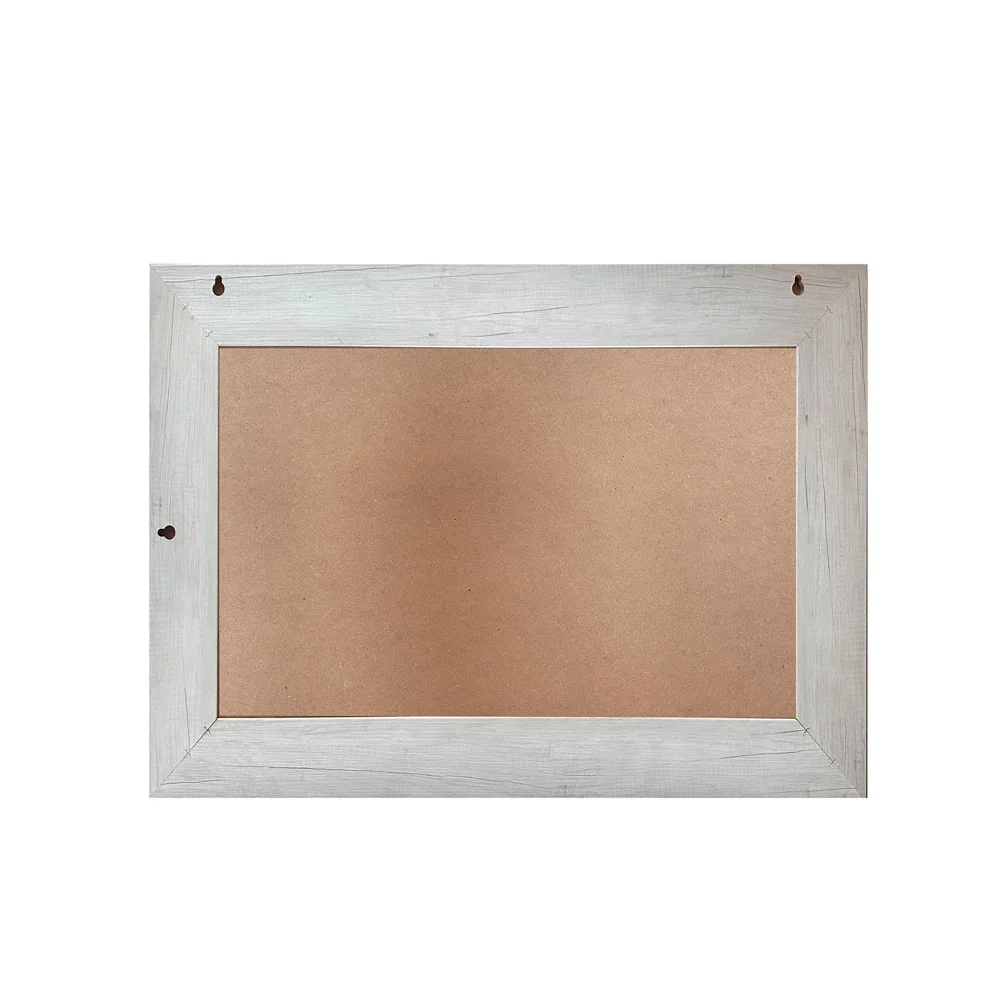 Specchiera Loto rettangolare con cornice quercia bianco 102x65 cm. - Image 6