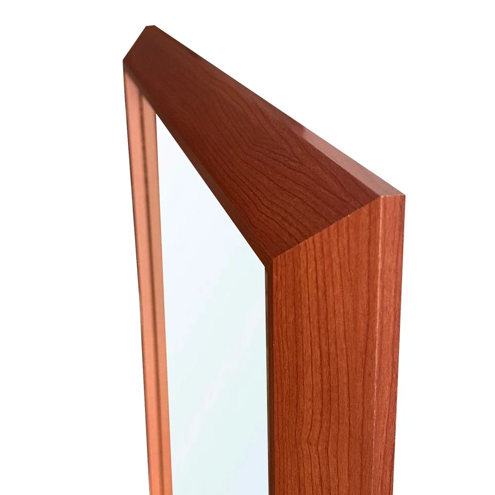 Specchiera SP49 rettangolare con cornice sintesi ciliegio 127x65 cm. - Image 4
