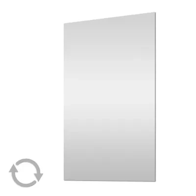 Specchio bagno 105x70 cm a filo lucido con installazione reversibile - Image 6
