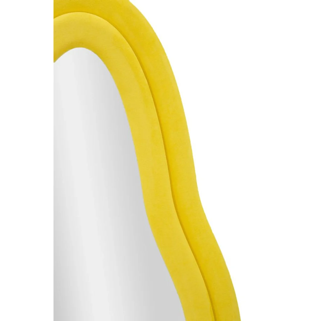 Specchio con Cornice VKH467, Giallo, MDF, 40x4x160 cm - Image 3