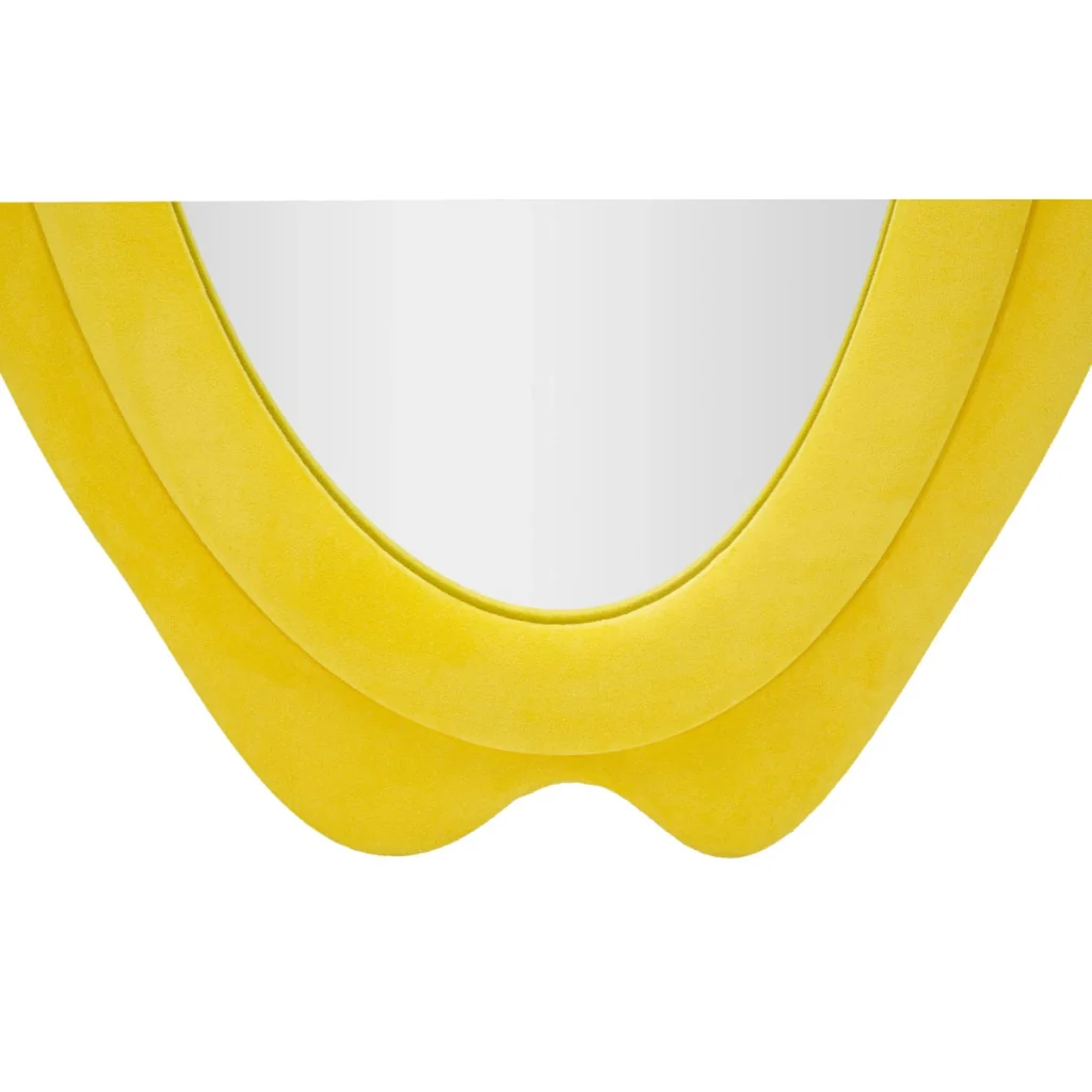 Specchio con Cornice VKH467, Giallo, MDF, 40x4x160 cm - Image 4