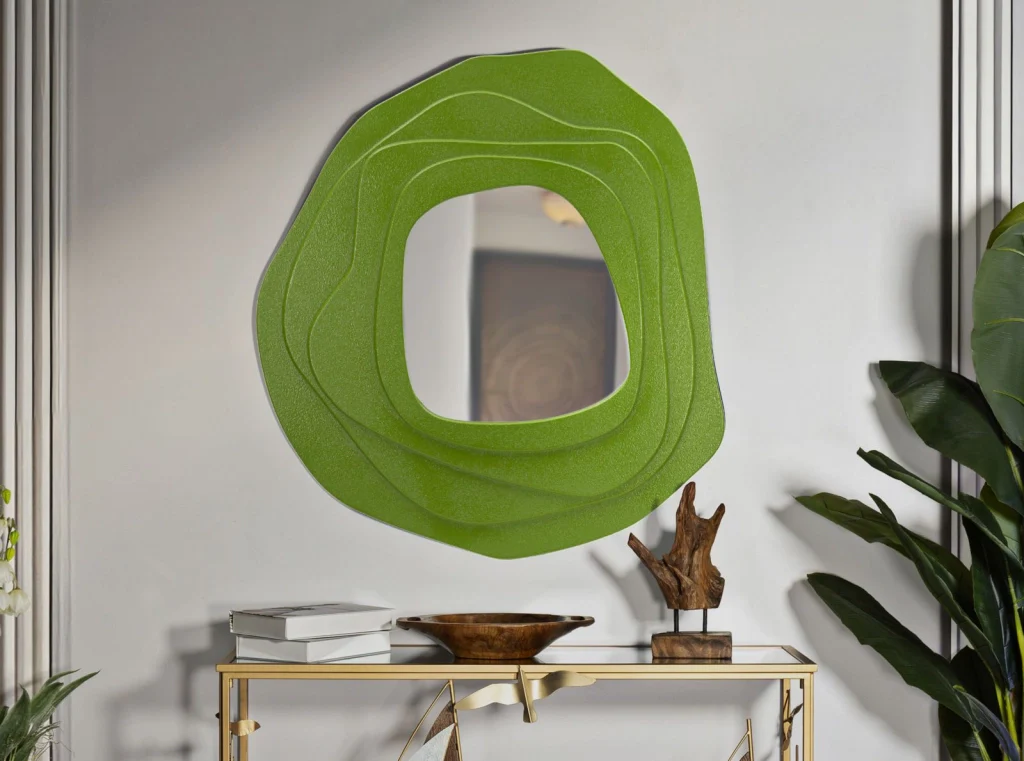 SPECCHIO DA MURO DALIA VERDE CM 90X4X97 - Image 6