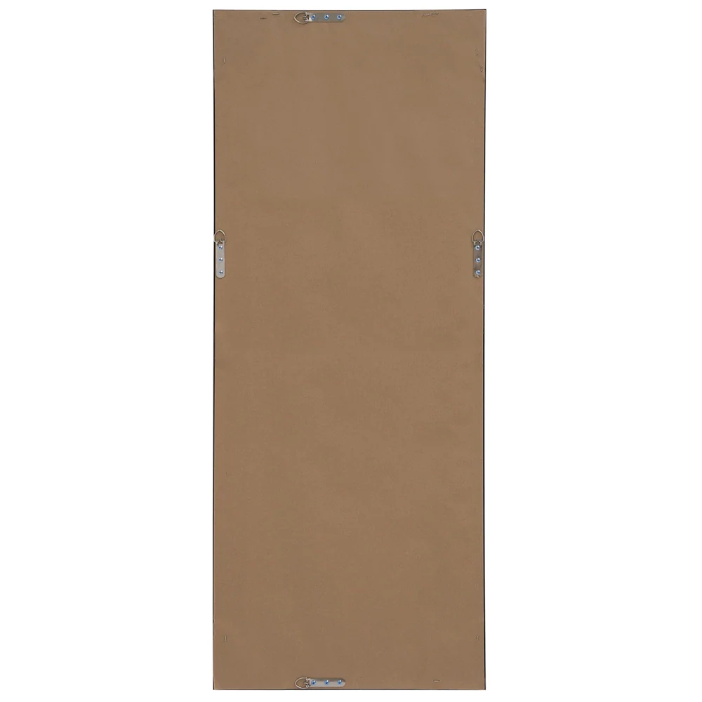 Specchio da parete da appendere Nero 50 x 130 cm con cornice moderno contemporaneo soggiorno ingresso - Image 2