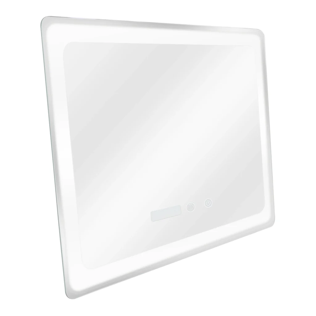 Specchio LED da Parete Casoli Multifunzionale 60 x 90 cm Cornice Argentata pro.tec - Image 5