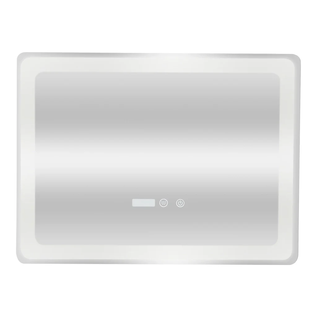 Specchio LED da Parete Casoli Multifunzionale 60 x 90 cm Cornice Argentata pro.tec - Image 6