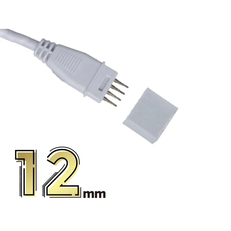 Spina Alimentatore Trasformatore Raddrizzatore 4 Pin Passo 12mm Connettore Rapido Tapo Incluso Per Striscia Led 220V RGB Modello Manuale - Image 2