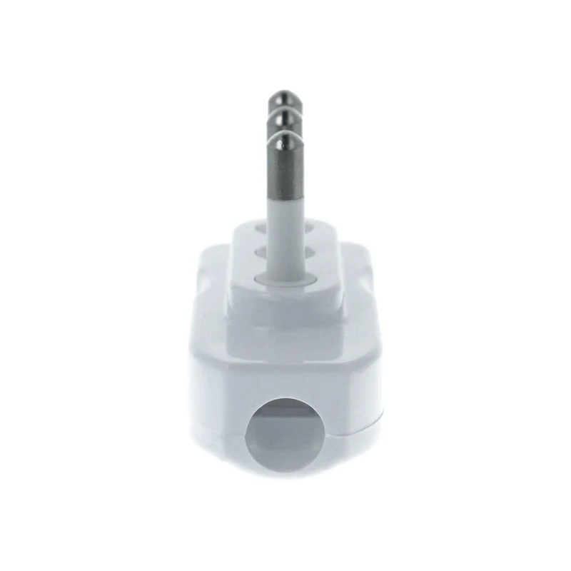 Spina Elettrica Piatta Salvaspazio Laterale 2P+T 16A 250V Bianco XSL1027A - Image 2
