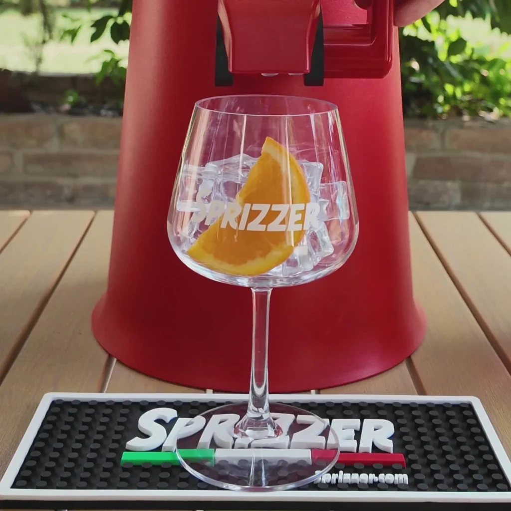 SPRIZZER Kit Arancio in Plastica per Aperitivi con 3 Bicchieri Originali – Set Completo Design Italiano Resistente e Leggero – SPRIZZER-ARANCIO-3-BICCHIERI - Image 5