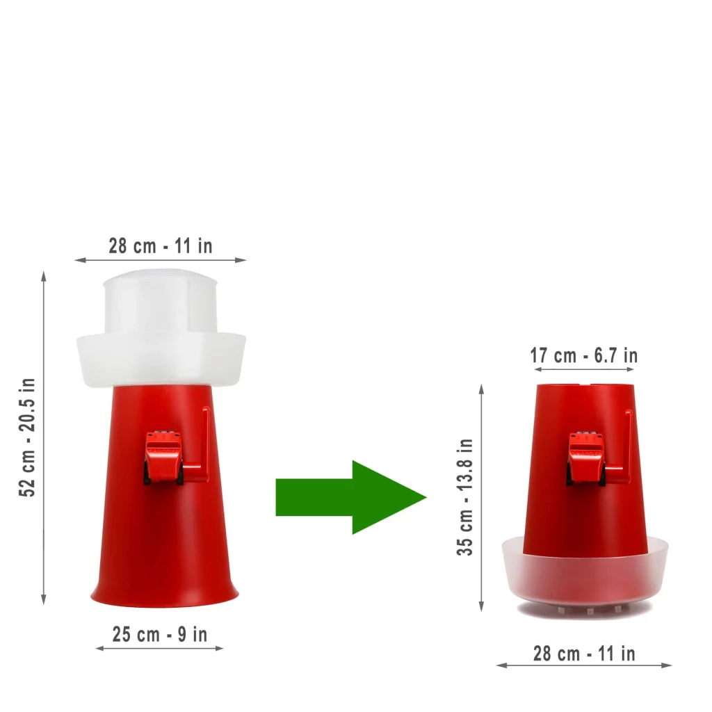 SPRIZZER Kit Completo Sprizzer Rosso in Plastica con Macchina Sprizzer 12 Bicchieri Sacca 6 Vaschette Aperibox e Tappetino – Set Aperitivo Pratico e Funzionale SPRIZZER-ROSSO-KIT-COMPLETO - Image 10