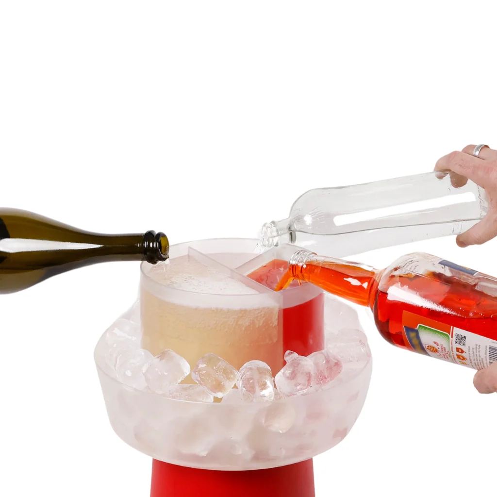 SPRIZZER linnovativa macchina per un Spritz perfetto in 5 secondi direttamente nel bicchiere Senza elettricita ne batterie Macchina ideale per preparare il tuo Spritz perfetto Arancio - Image 4