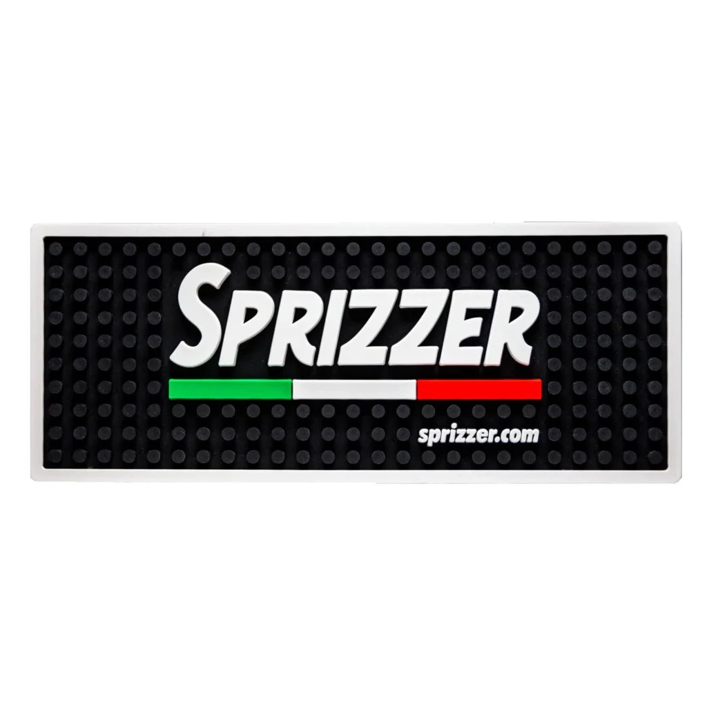 SPRIZZER Tappetino anti goccia in plastica antigoccia nero 25x10 cm spessore 07 cm per protezione superfici cod SPRIZZER-TAPPETINO-BAR - Image 2