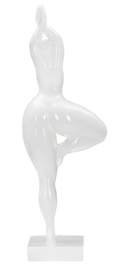 Statua raffiguarnte donna 16x9x45,8cm DONNINA YOGA - Image 4