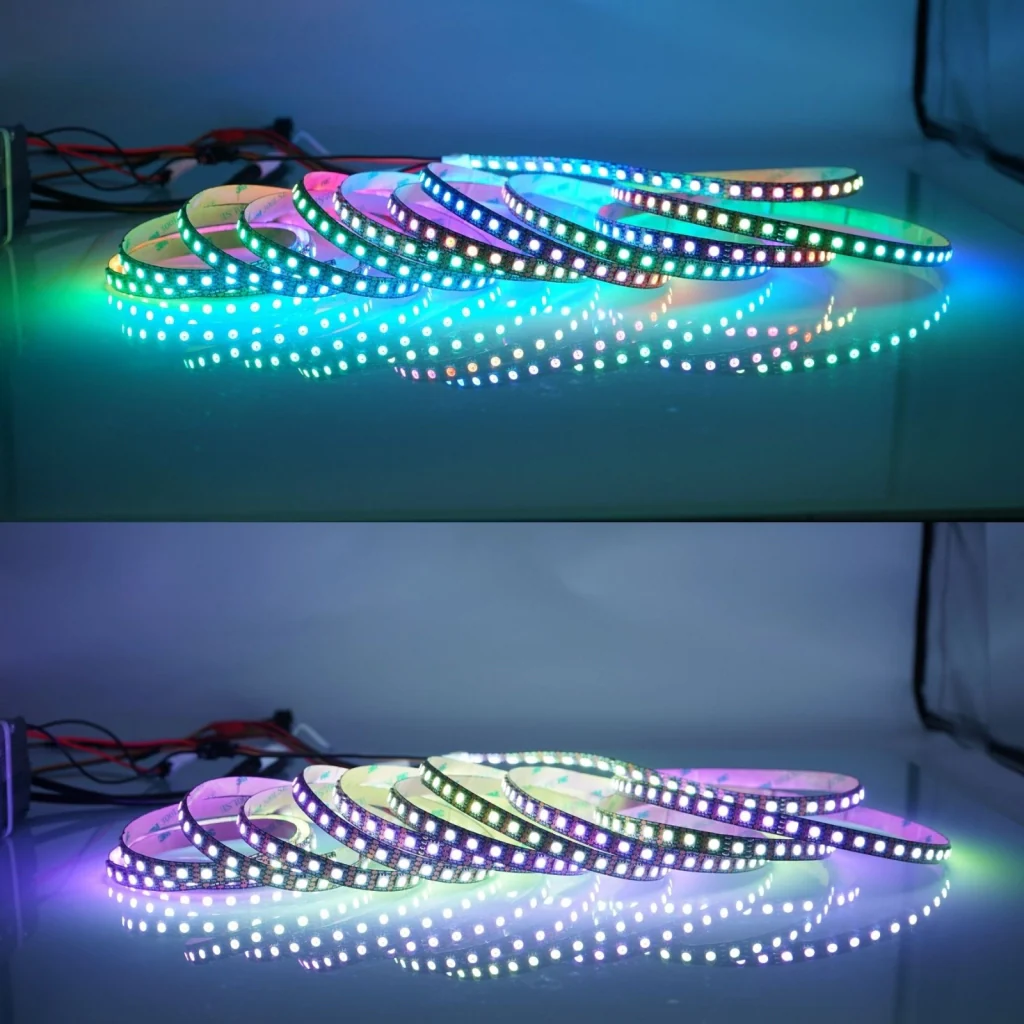 Striscia LED SPI WS2815 RGB 12V 96 LED/m PCB Nero 3OZ 5m Indirizzabile Ogni Singolo LED - Image 6