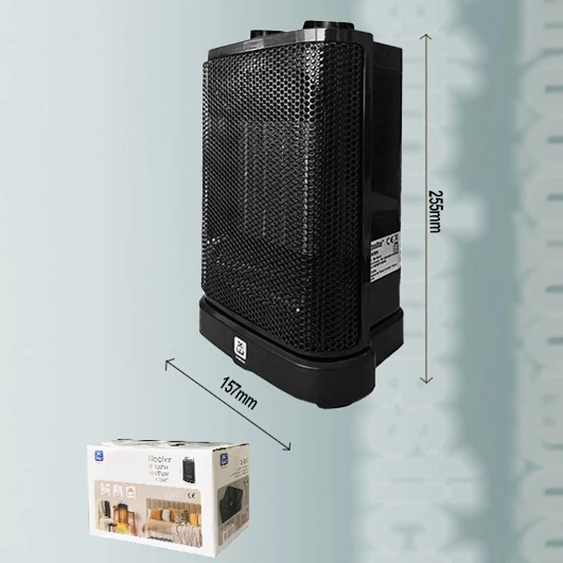 Stufa Elettrica da 1000W-1500W Portatile con Maniglia con Protezione di Sicurezza Automatico L15.7cm x H25.5cm Colore Nero - Image 3